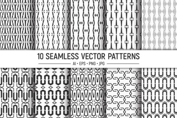 10 Seamless Vector Ethnic Patterns: A Versatile Toolkit for Creative Projects
