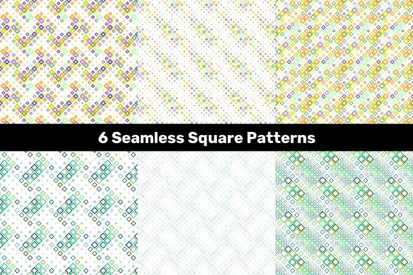 6 Seamless Square Patterns for Versatile Design Projects