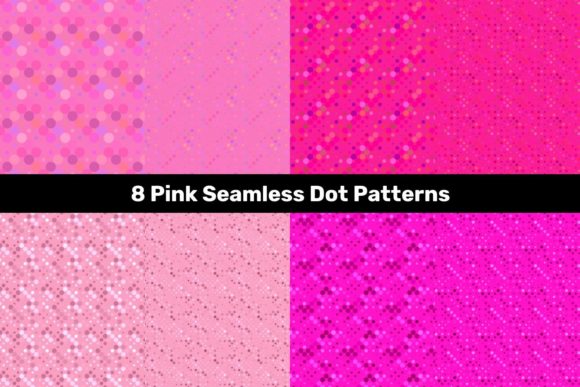 8 Pink Seamless Dot Patterns: A Practical Resource for Designers and Creators