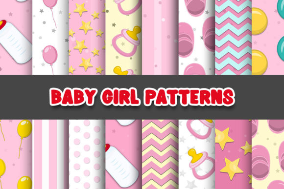 Baby Girl Patterns Digital Papers: A Complete Resource for Creative Projects