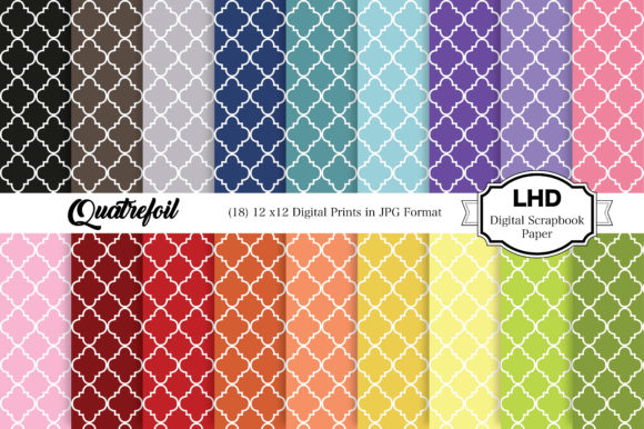 Digital Paper Patterns - Quatrefoil: Practical Applications for Design and Production Workflows