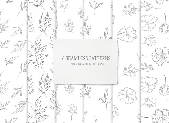 Floral Fine Line Seamless Patterns: A Minimalist’s Guide to Beautiful, Versatile Prints