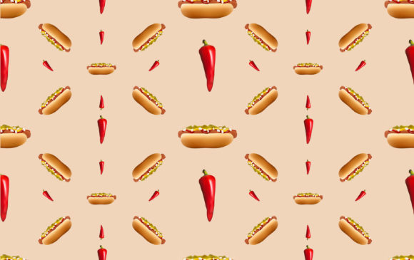 Patterns, Hotdog and Chilies: Creative Design Ideas