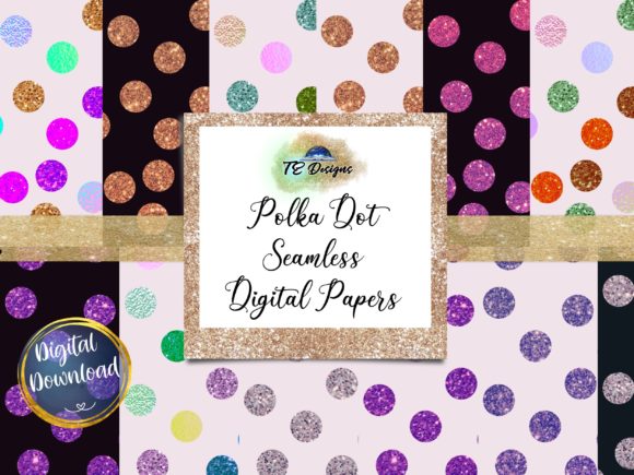 Polka Dot Seamless Patterns 12x12: Bringing Playful Versatility to Your Digital Projects