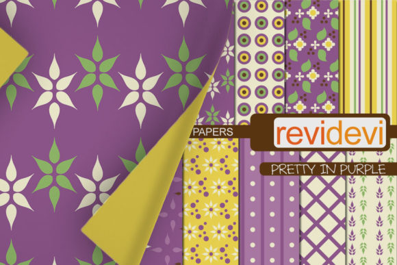 Purple Yellow Patterns: Integrating a Versatile Digital Papers Pack into Your Creative Workflow