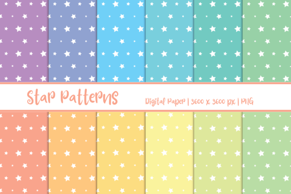 Star Patterns Digital Paper: Creative Uses
