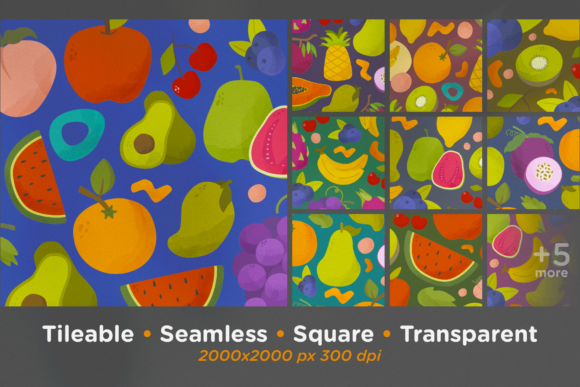 Why Cute Fresh Fruits Seamless Patterns Are a Staple for Creative Projects